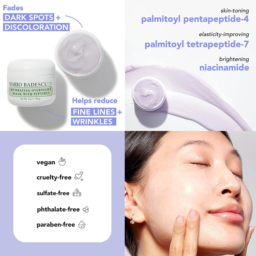 Mario Badescu  Hydrating Overnight Mask With Peptides
