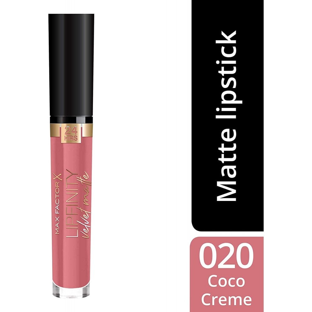 Max Factor  Lipfinity Velvet Matte Liquid Lipstick 020 Coco Creme