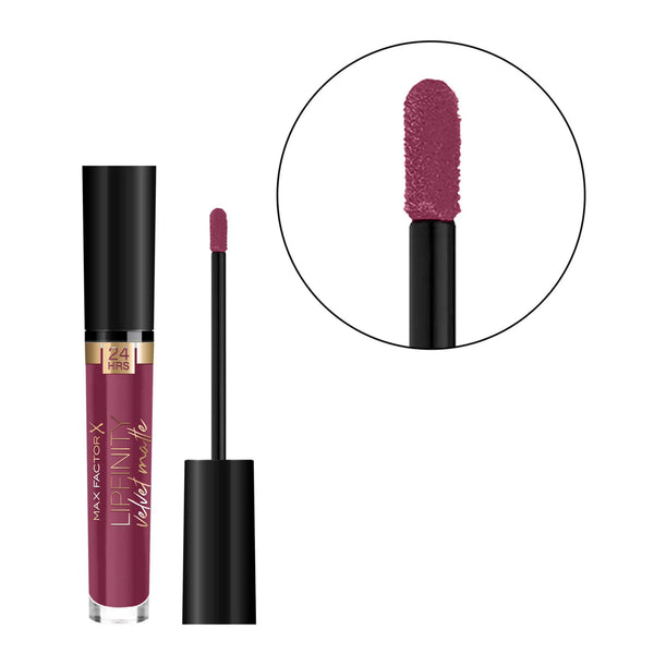 Max Factor  Lipfinity Velvet Matte Liquid Lipstick 050 Satin Berry