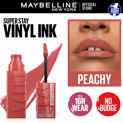 Maybelline Super Stay Vinyl Ink Longwear Liquid Lipcolor 15 Peachy 10ml