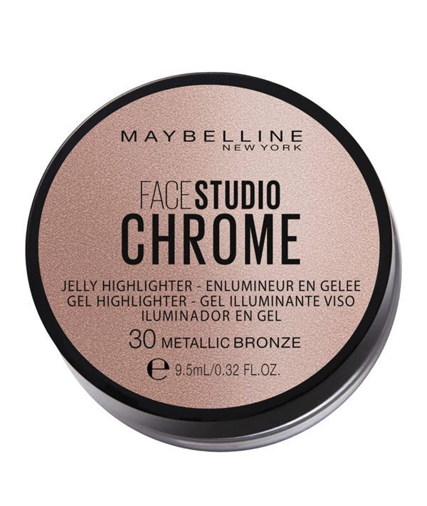 Maybelline  Face Studio Chrome Jelly Highlighter 30 Metallic Bronz