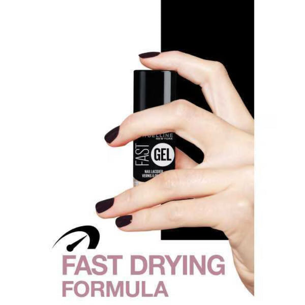 Maybelline  Fast Gel Nail Polish 17 Blackout