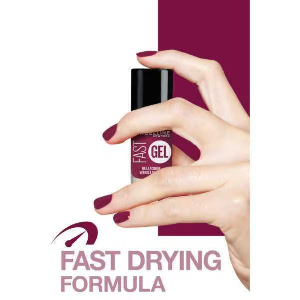 Maybelline  Fast Gel Nail Polish 9 Plum Party