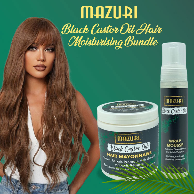 Mazuri  Hair Mayonnaise Black Castor Oil Hair Moisturising Bundle
