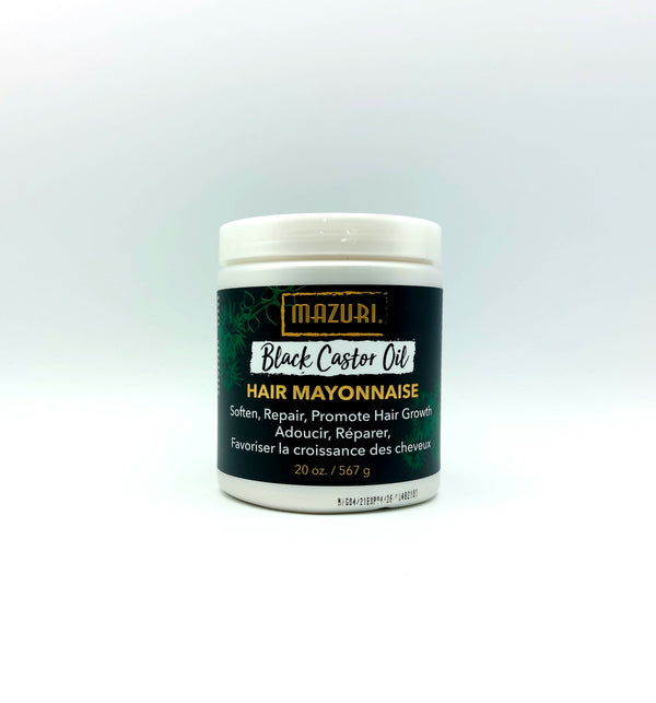 Mazuri Black Castor Oil Hair Mayonnaise For Weak & Damaged Hair 567g - Afro Hair Boutique