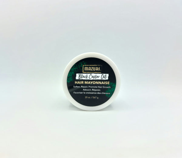 Mazuri Black Castor Oil Hair Mayonnaise For Weak & Damaged Hair 567g - Afro Hair Boutique