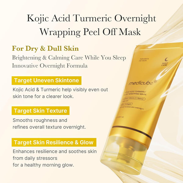 Medicube  Kojic Acid Turmeric Night Wrapping Mask