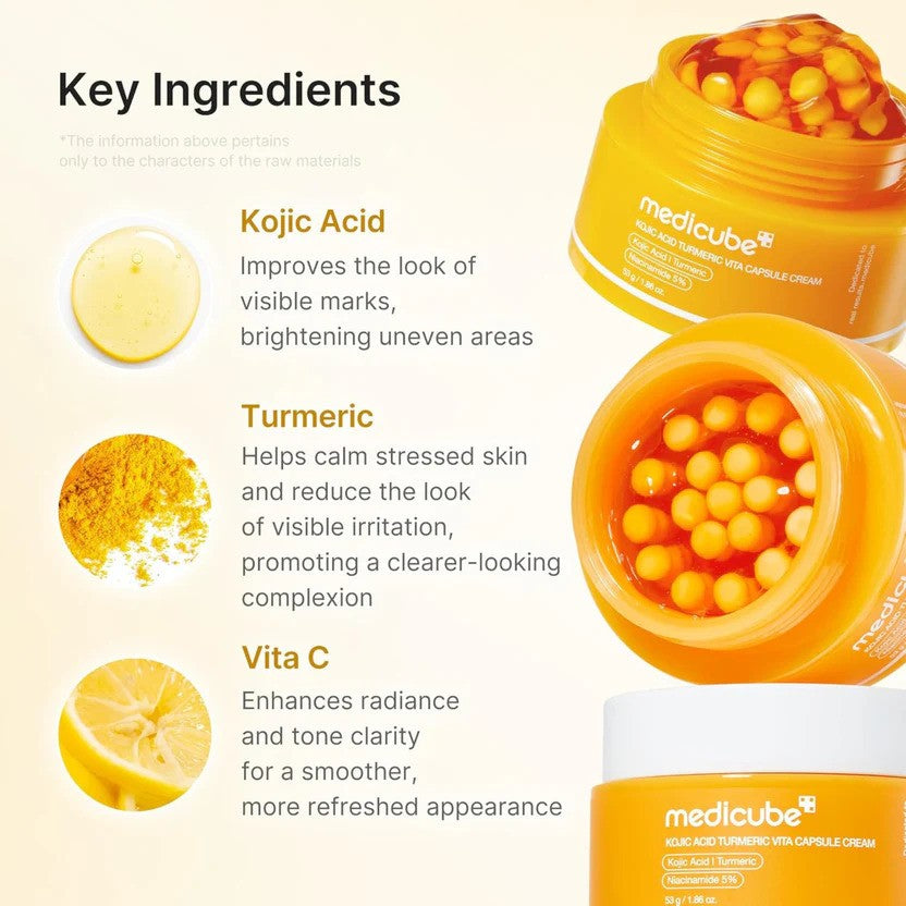 Medicube  Kojic Acid Turmeric Vita Capsule Cream