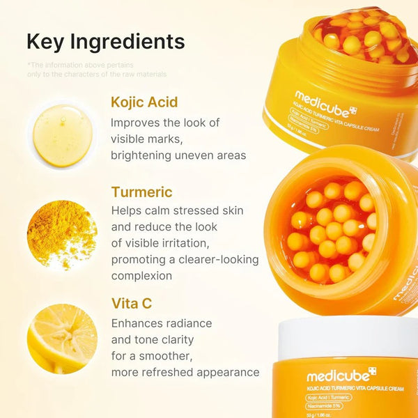 Medicube  Kojic Acid Turmeric Vita Capsule Cream