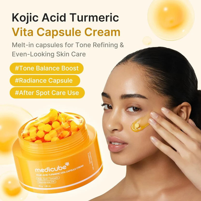 Medicube  Kojic Acid Turmeric Vita Capsule Cream