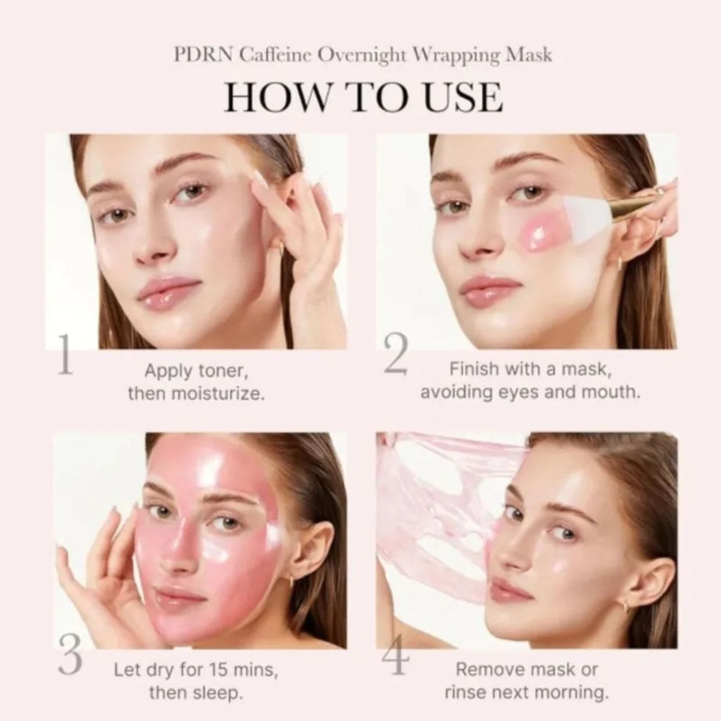 Medicube  PDRN Pink Caffeine Night Wrapping Mask
