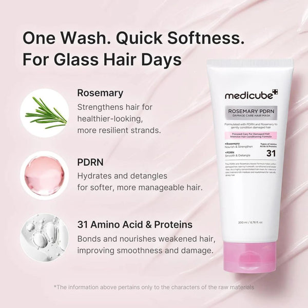 Medicube  Rosemary PDRN Damage Care Hair Mask