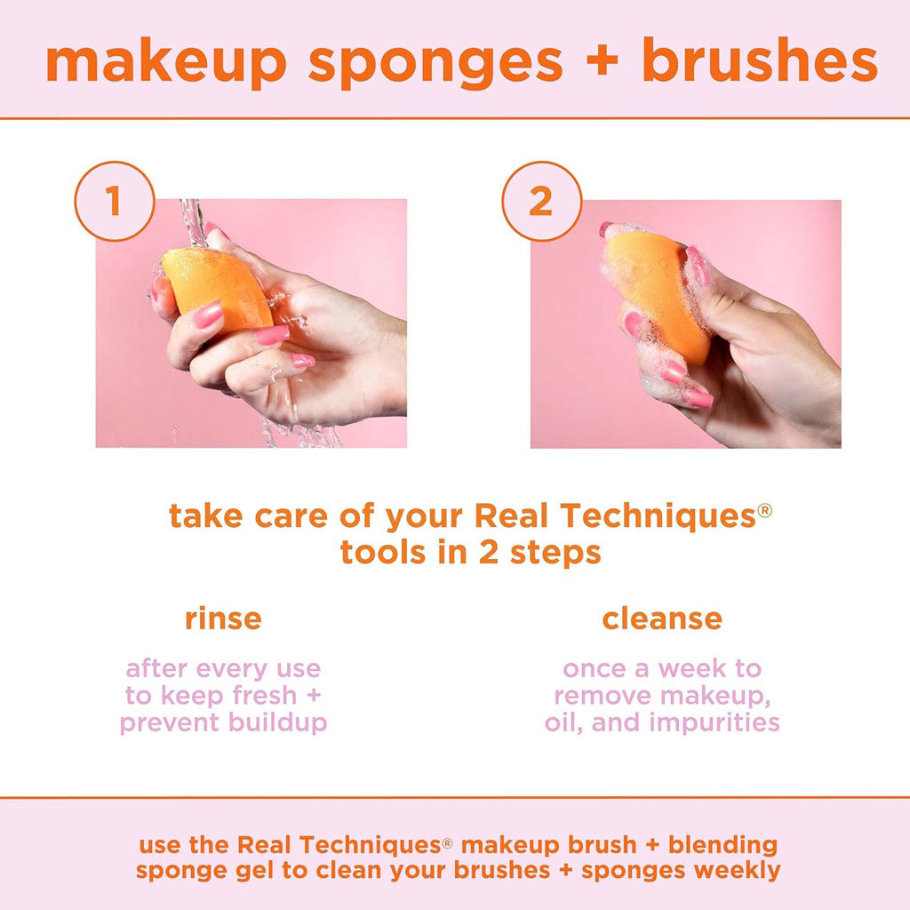 Real Techniques Miracle Complexion Sponge With Travel Case 1711
