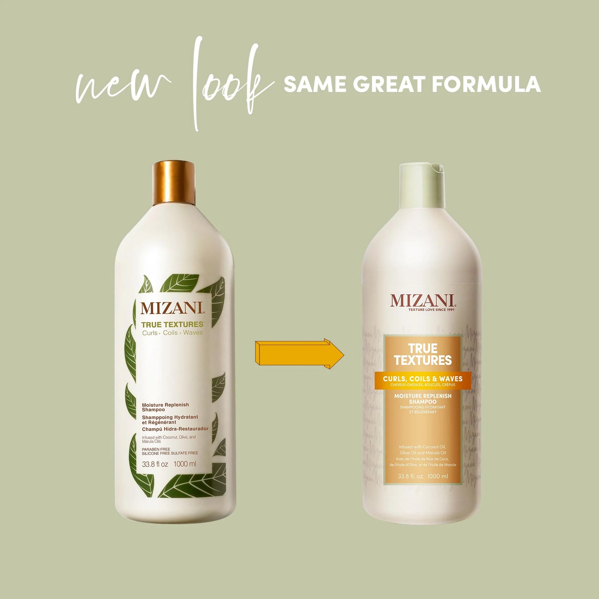 MIZANI True Texture Replenish Shampoo 1000ml
