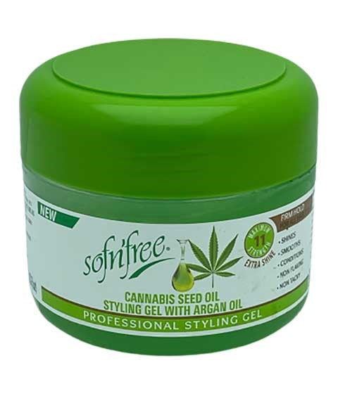 M And M Cosmetics Sof N Free Cannabis Seed Oil Styling Gel