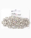 Molly And Rose Crystal Filligree Flower Barrette 5085