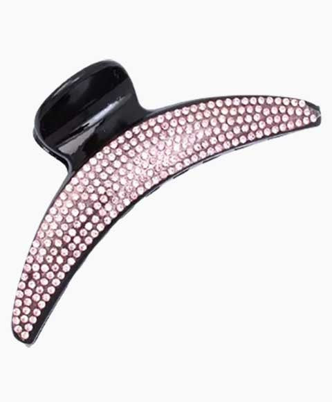 Molly And Rose Curved Plastic Clamp With Coloured Diamantes 8591