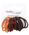 Molly And Rose  Mini Elastics Brown Collection 8084