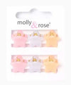 Molly And Rose Card Of 6 Star Mini Clamps 8206