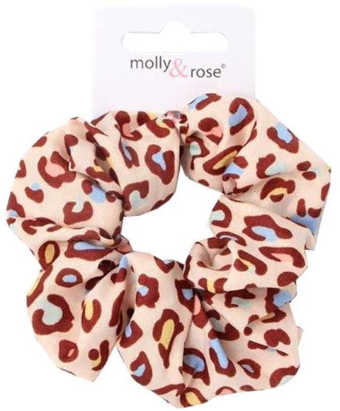 Molly And Rose  Regular Leopard Print Scrunchie 8116