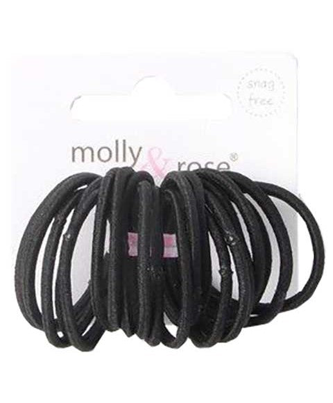 Molly And Rose  Small Black Elastic Bands 9568