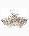 Molly And Rose Vintage Style Double Butterfly Crystal Barrette 4224