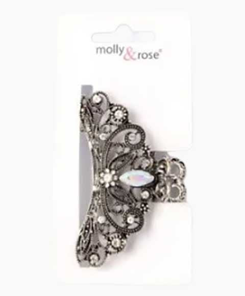 Molly And Rose Vintage Style Ornate Filigree Clamp 7757