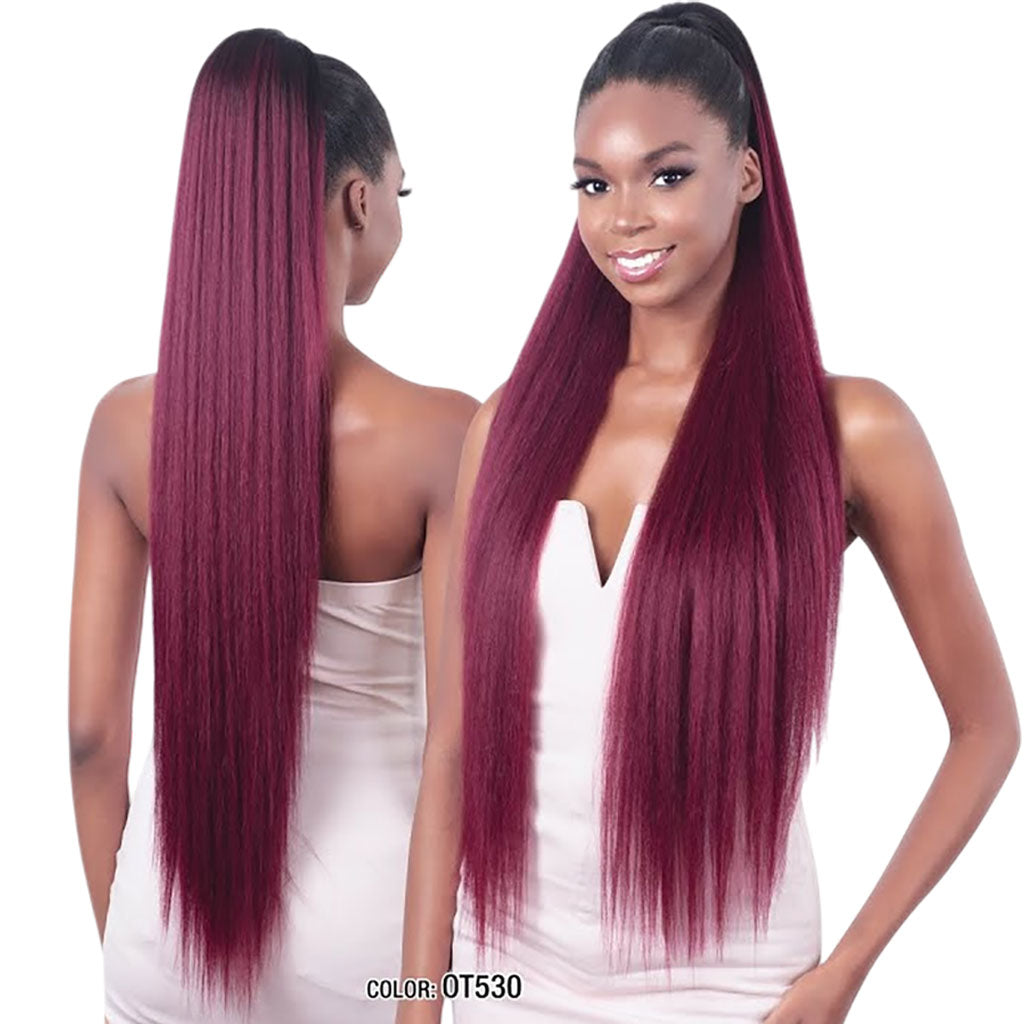 Model Model Gardenia Drawstring Straight Ponytail