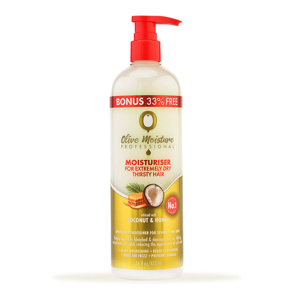 Olive Moisture Professional Moisturiser For Extremely Dry, Thirsty Hair - 473ml