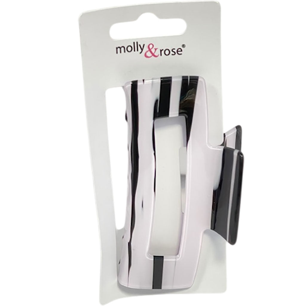 Molly And Rose  Assorted Print Rectangle Clamp 9509