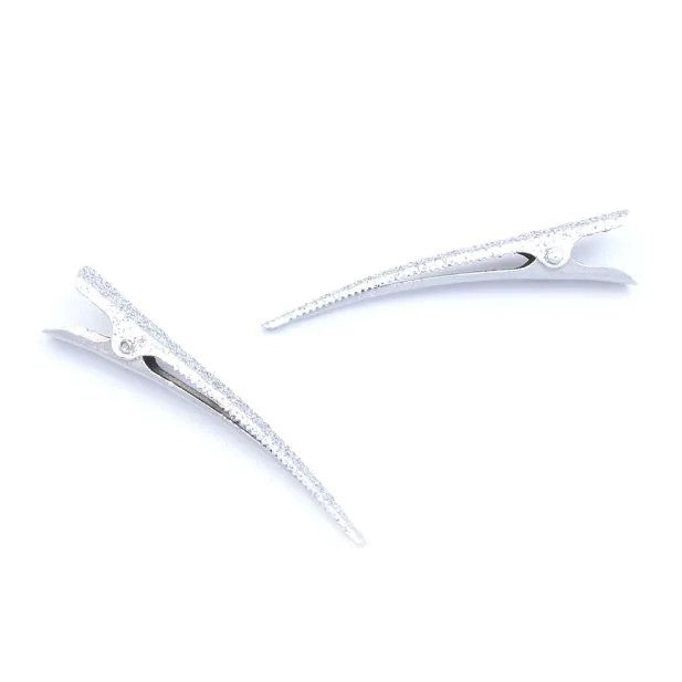 Molly And Rose  Card Of 2 Glitter Beak Assorted Clips 7835