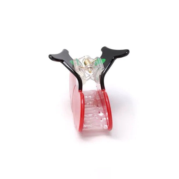 Molly And Rose  Cherry Shaped Pearlescent Clamp 9762