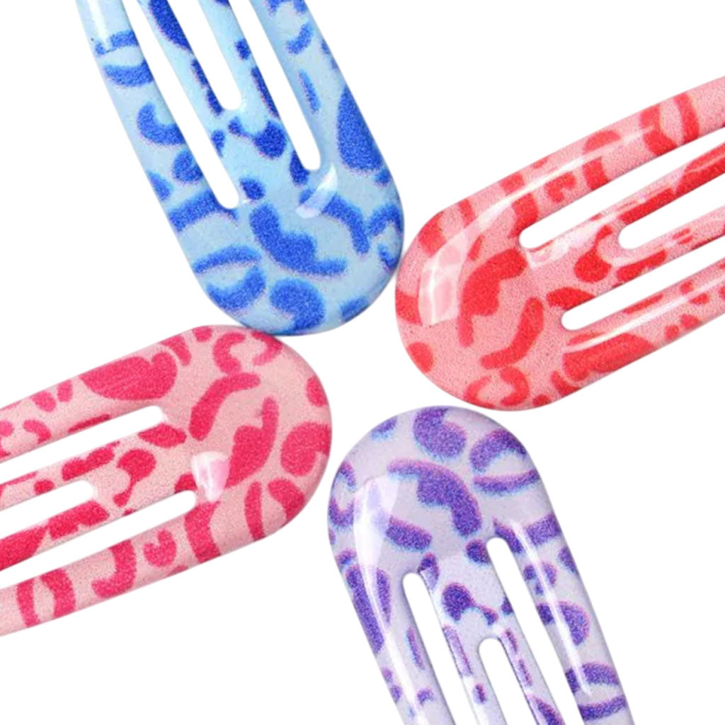 Molly And Rose  Colourful Leopard Print Epoxy Sleepies 9321
