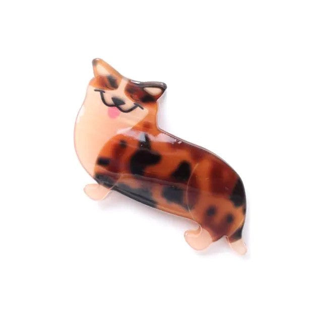 Molly And Rose  Corgi Dog Shaped Hair Clamp