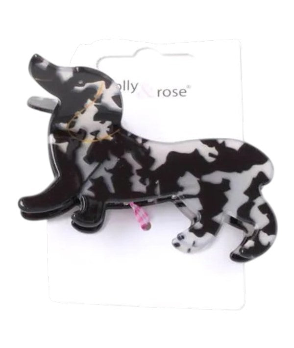 Molly And Rose  Dapple Dachshund Dog Shaped Clamp 9743