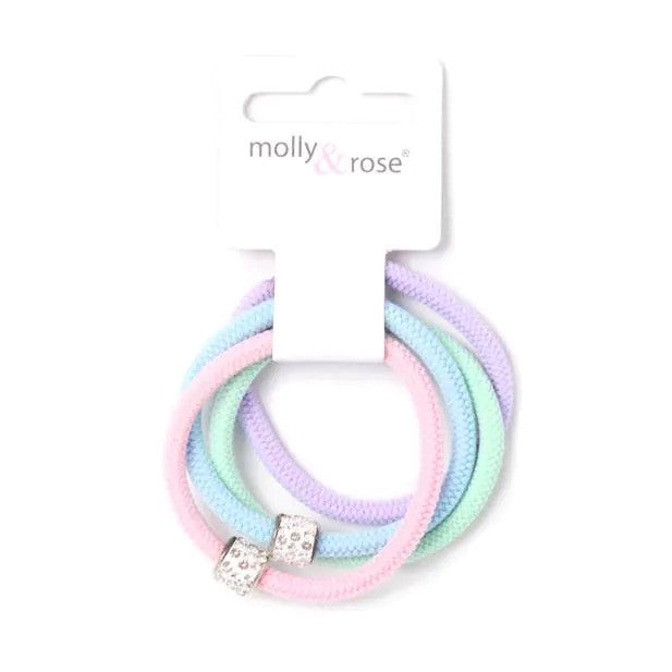 Molly And Rose  Diamante Elastics Assorted 9774