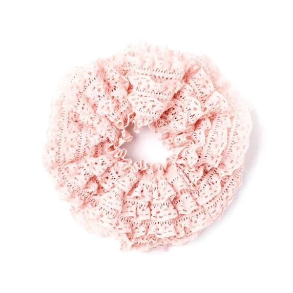 Molly And Rose  Lace Style Layered Assorted Scrunchie 9766