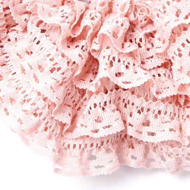 Molly And Rose  Lace Style Layered Assorted Scrunchie 9766