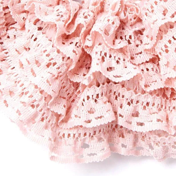 Molly And Rose  Lace Style Layered Assorted Scrunchie 9766