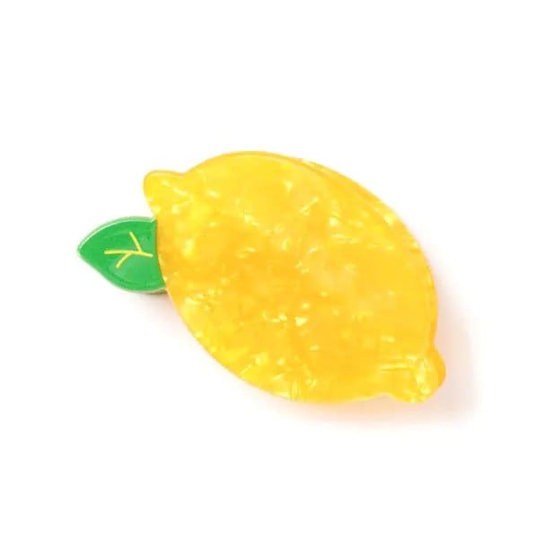 Molly And Rose  Lemon Shaped Pearlescent Clamp 9739