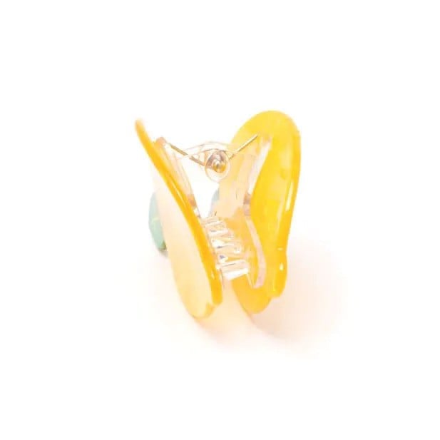 Molly And Rose  Lemon Shaped Pearlescent Clamp 9739