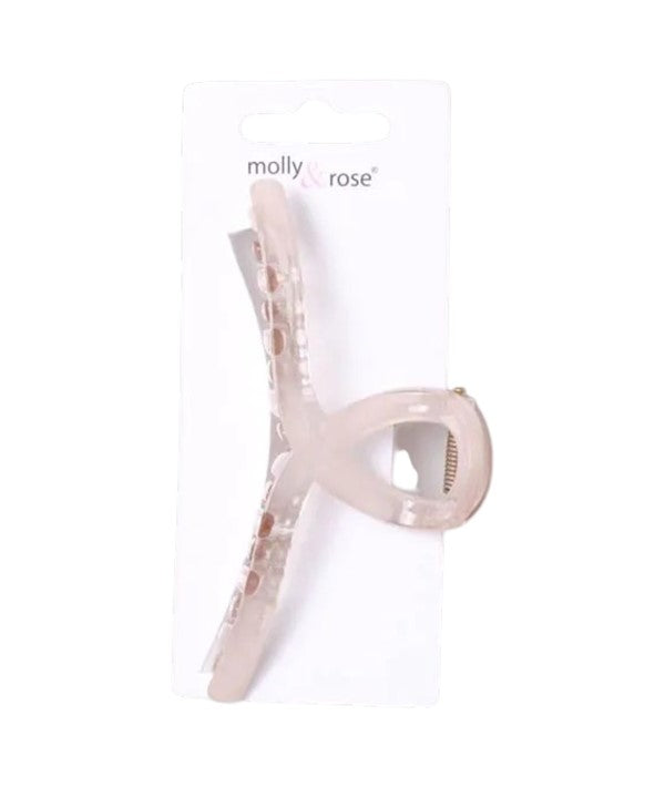 Molly And Rose  Looped Top Translucent Assorted Clamp 9755