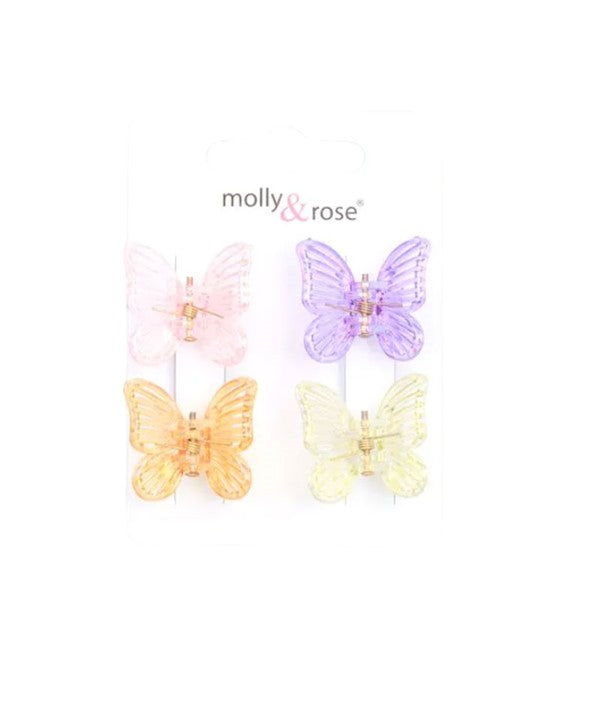 Molly And Rose  Mini Butterfly Clamps