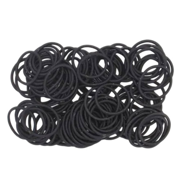 Molly And Rose  Mini Hair Black Rubber Bands