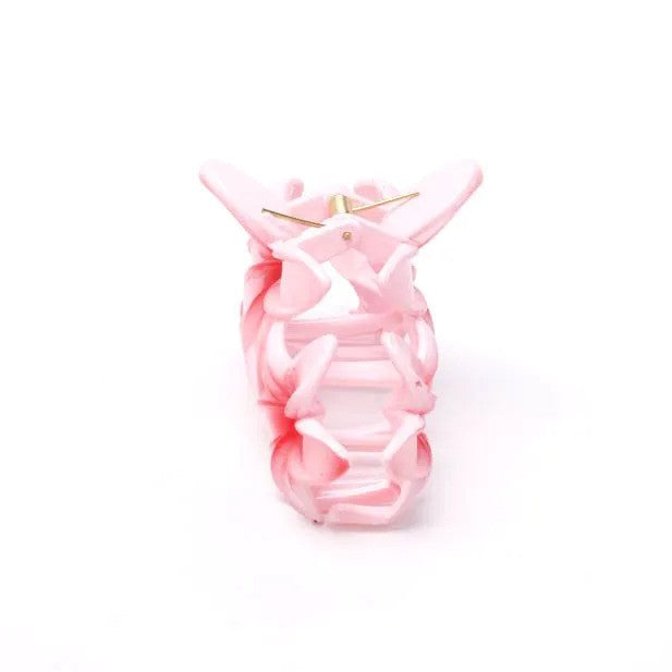 Molly And Rose  Multi Hibiscus Flower Shaped Hair Clamp Assorted 9726