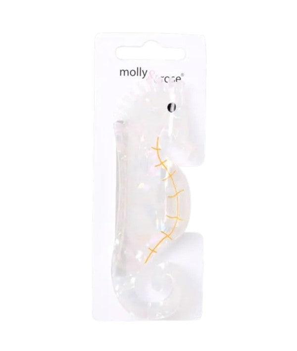 Molly And Rose  Pearlescent Seahorse Assorted Clamp 9735