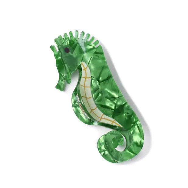 Molly And Rose  Pearlescent Seahorse Assorted Clamp 9735