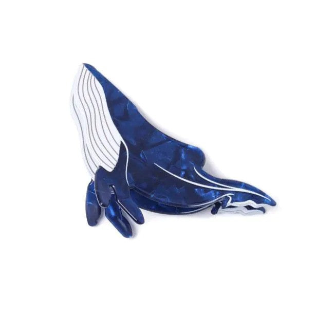 Molly And Rose  Pearlescent Whale Clamp 9738
