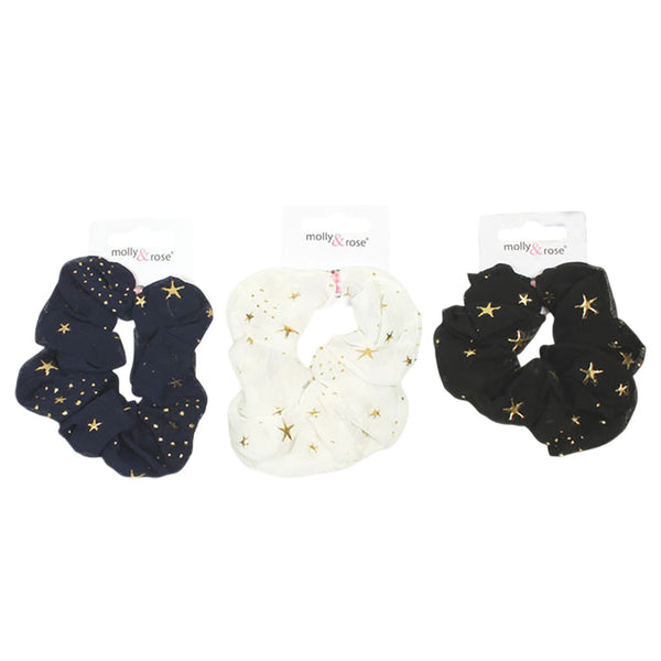 Molly And Rose  Regular Star Print Scrunchie
