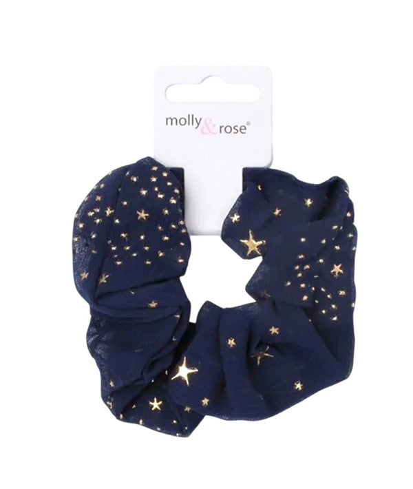 Molly And Rose  Regular Star Print Scrunchie